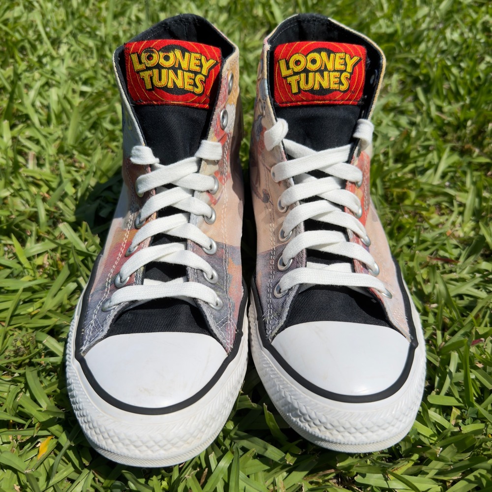 Converse Chuck Taylor All Star Looney Tunes High Top Sneakers Mens 7 W 9 161188C - Picture 2 of 8